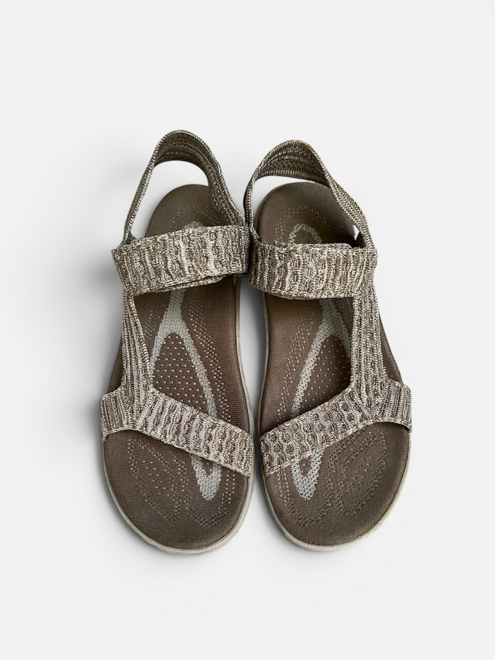 Teva Terra-Float 2 Knit Universal Sandal in Olive/Desert Taupe Size 8 - Picture 3 of 9